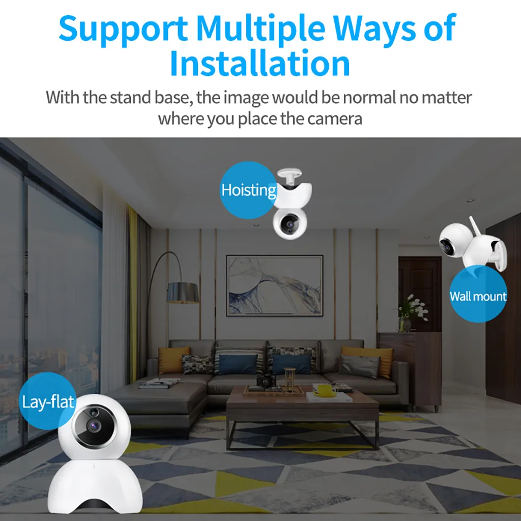 Ip-камера Smart IOT HD камера домашняя HD камера Wi-Fi безопасность ночное видение голосовой домофон качающаяся голова камера eWeLink приложение