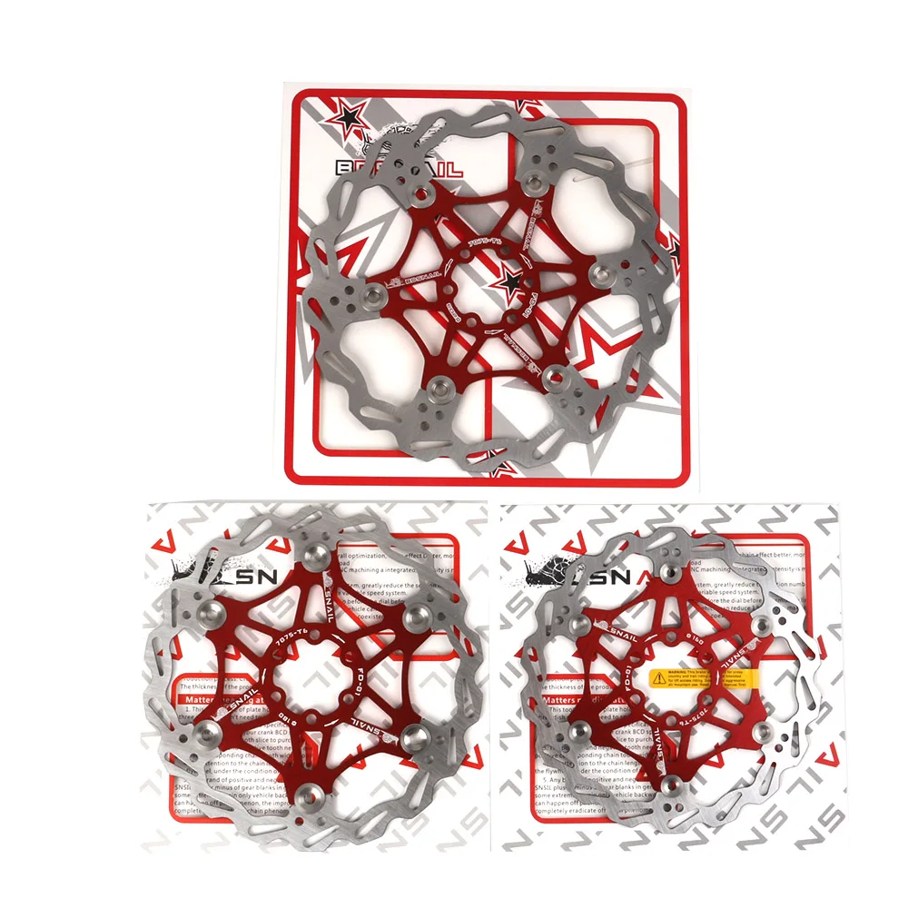 1 шт. ротор тормоза горного велосипеда сильный отвод тепла плавающий ротор 160 мм 180 мм 203 мм MTB дисковые Тормозные колодки для велосипеда Сверхлегкий