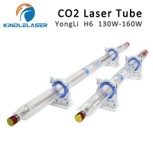 

Kindlelaser Yongli H Series H6 130-160W CO2 Laser Tube Length 1650 Dia.70mm Wooden Box Packing for CO2 Laser Engraving Machine