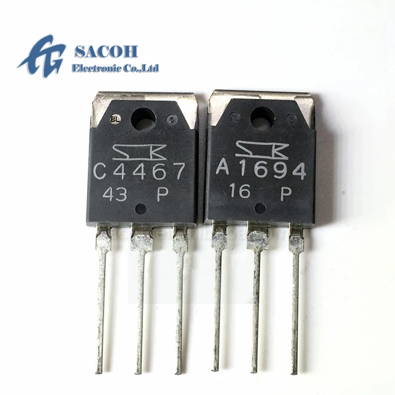 10 пар 2SA1694 + 2SC4467 или 2STA1694 2STC4467 TO-3P Silicon PNP NPN Epitaxial плоский транзистор | Электроника