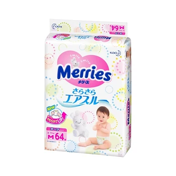 

Diapers Merries M (6-11 kg), 64 pcs