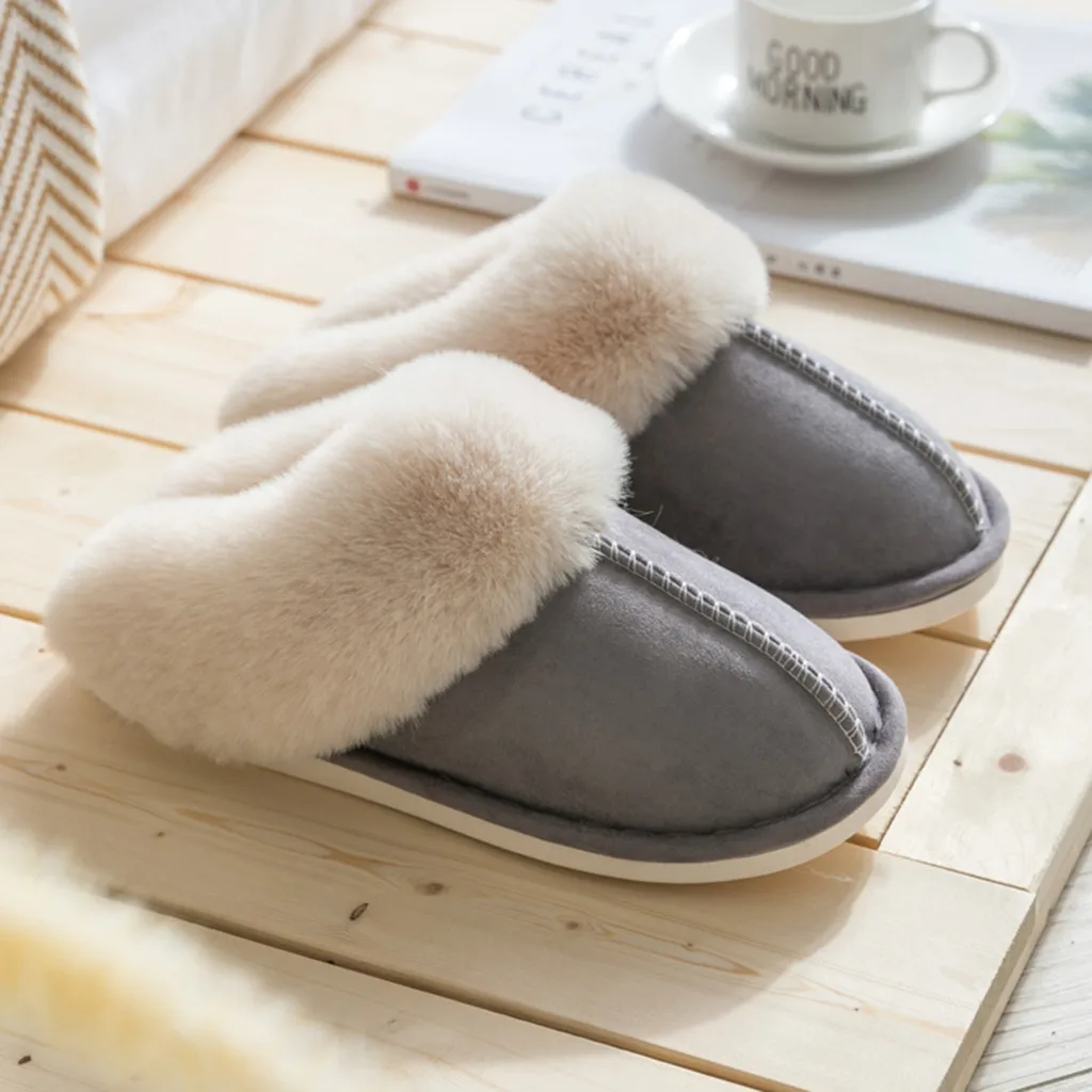 Home Shoes Men Slippers Home Slippers Women's Mens Couples Warm Slip On Comfortable Floor Home Slippers Indoor Shoes Chinelo