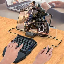 Эргономичная клавиатура мышь комбинированная с одной рукой 35 клавиш Проводная клавиатура мышь набор для ПК игровой JLRL88