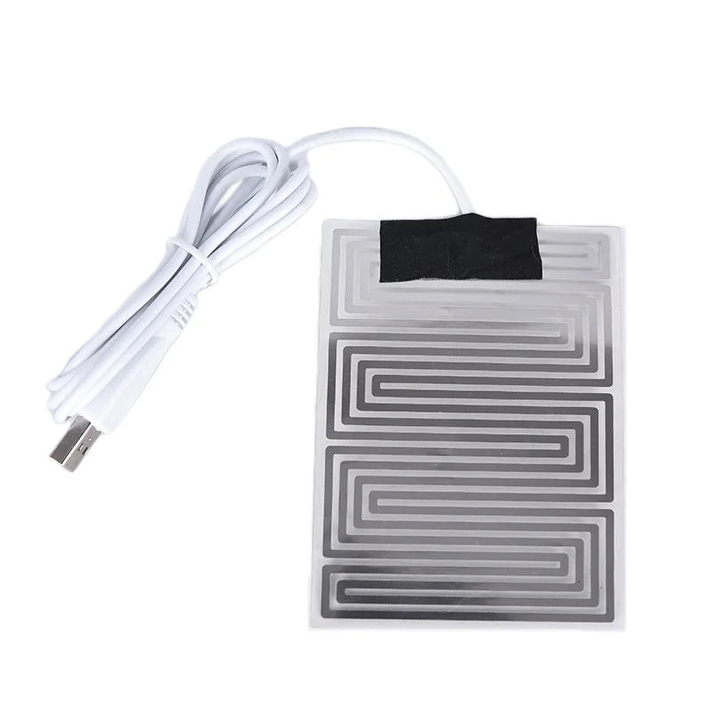 Грелка из углеродного волокна 3 7 в ~ 5 В грелка для рук пленка с подогревом USB