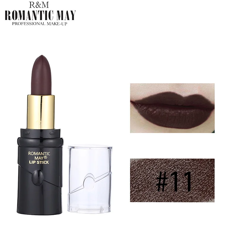 Романтическая 12 мая матовая помада для макияжа для женщин sexyувлажняющая долговечная Водонепроницаемая брендовая профессиональные помады