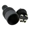 2pcs 2 Pin Black DIN Plug Speaker And HiFi Connector Screw Terminals Connector Power Signal Plug Adapters ► Photo 2/4