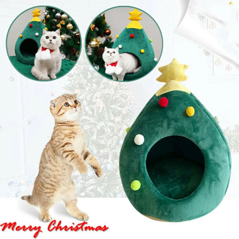 christmas tree shaped cat tree
