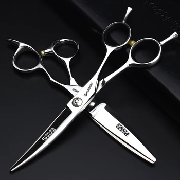 

Barber Shop Hair Stylist Dedicated 6 inch Willow Leaf Slippery Scissors Thinning Seamless Scissors Combined Scissors Set