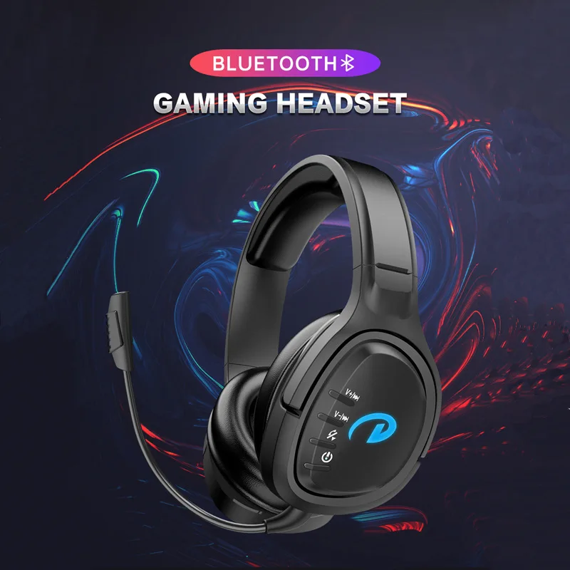 ZOP Wireless Bluetooth Headphone with Microphone Wired Cable Deep Bass Gaming Headset for PC PS4 XBOX Laptop