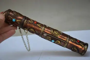 

Collection Pure Copper Cylinder Vertical Cylinder Characteristic Handicraft Arrangement Gift