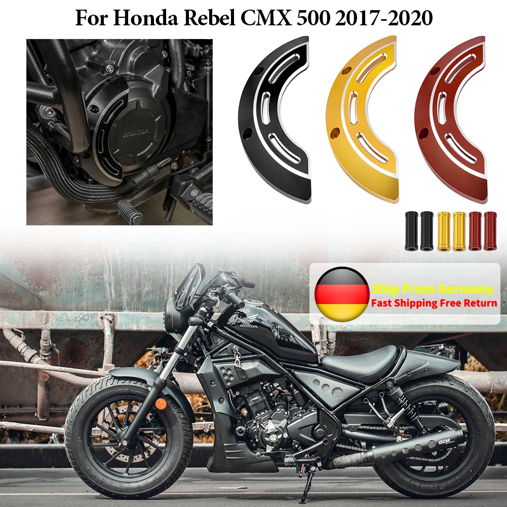 Левая Обложка статора двигателя рамы ползунок защитная накладка для Honda Rebel CMX 300