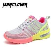 Женские уличные кроссовки Zoom Air Mesh; Повседневная обувь со шнуровкой; удобная подошва; прогулочная спортивная обувь; Zapatos De Mujer Tenis