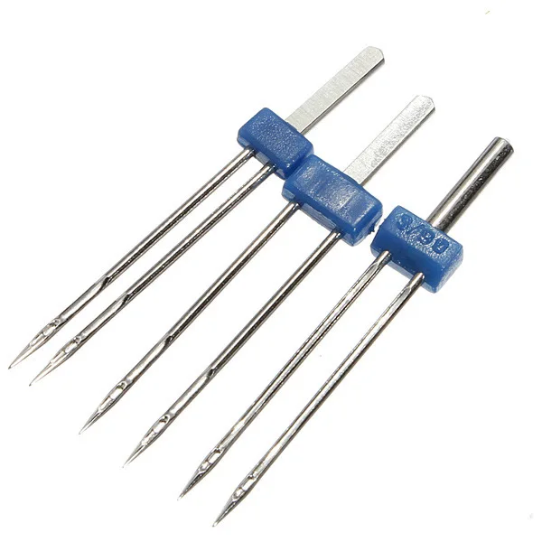 

3pcs 2MM 3MM 4MM Double Needle For Household Multi-Functional Sewing Machine Accessories (One Set Of Three Specifications)
