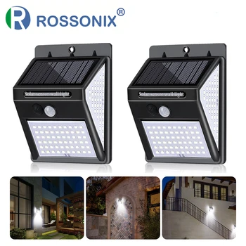 

2 Pcs 144 LED Outdoor Solar Light PIR Motion Sensor Wall Light Waterproof High Brightness Wireless Solar Lamp Garden Lighting