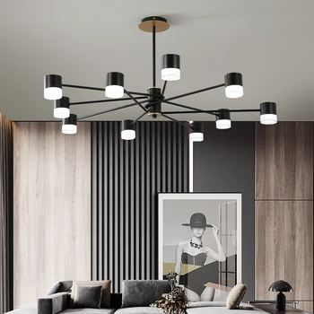 

Modern Chandeliers Lighting for Living Room Bedroom Iron Indoor Lighting Fixture Design Creative Ceiling Chandelier for home dec
