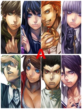 

8pcs/set PVC Lesezeichen Bookmarks of Anime Danganronpa book mark