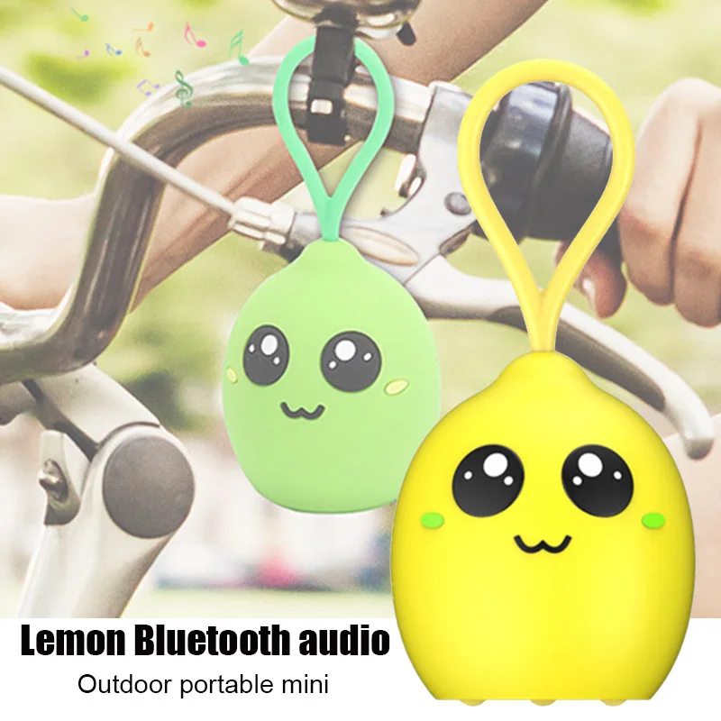 Портативный беспроводной Bluetooth стерео динамик мультфильм лимон сабвуфер Bluetooth динамик ALS88