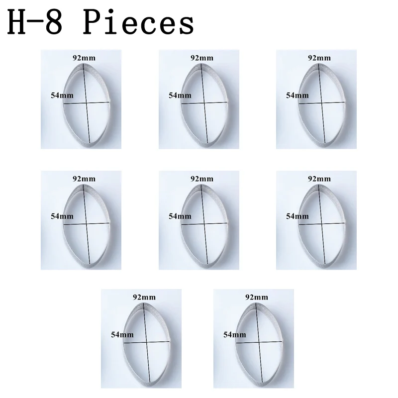 Французский десерт различные нержавеющая сталь терпкое кольцо фруктовый крем пирог Пан сыр мусс торт плесень пиццы испечь инструменты - Цвет: H-8 Pieces
