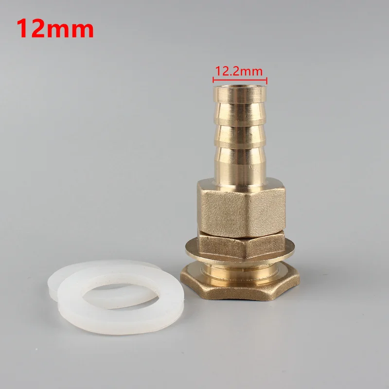 Water Tank Hose Connector Aquarium Accessories Brass G1/2'' Thread To 6/8/10/12/14/16/19Mm Water Tower Joint  Adapter Sanner