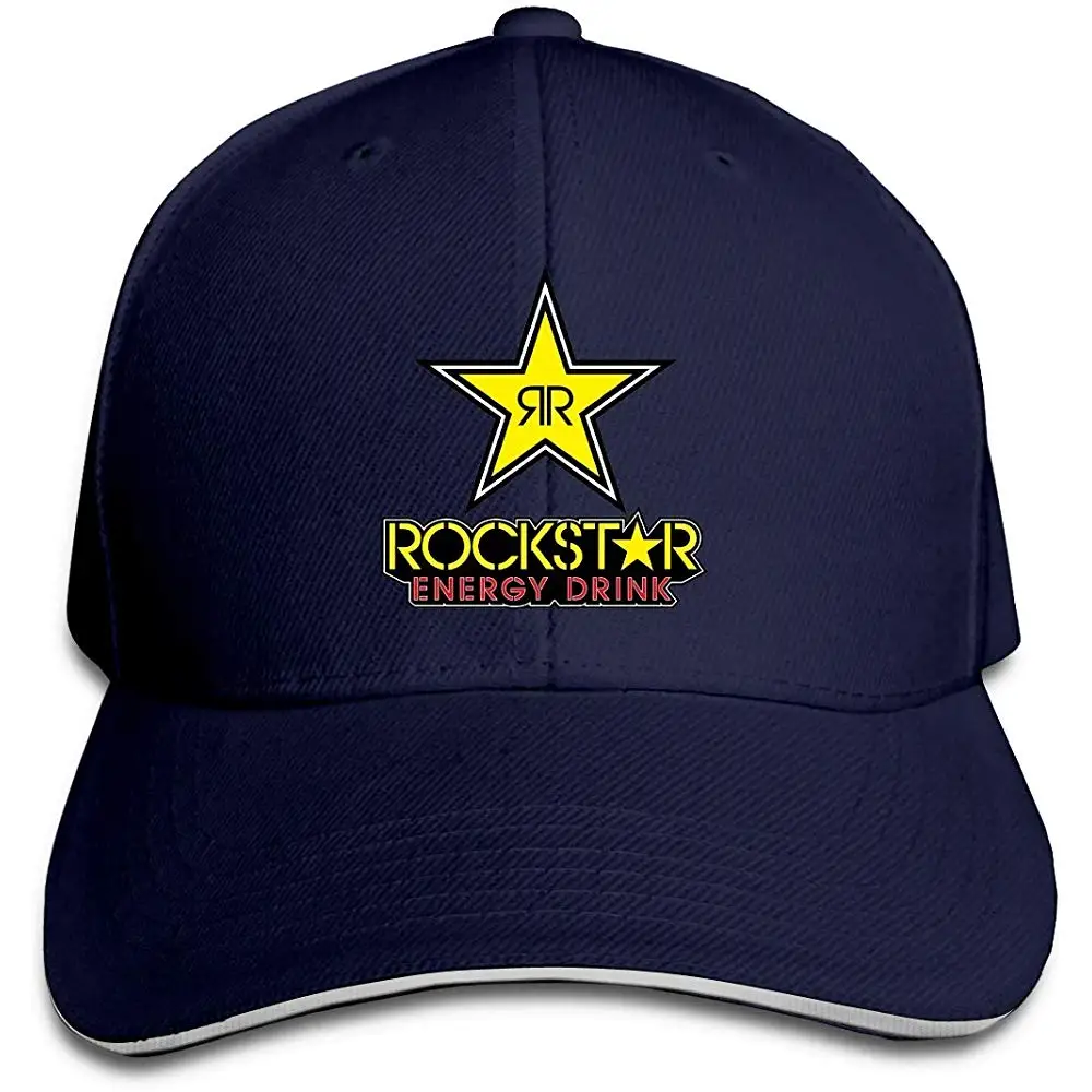 Рок-звезда энергетический напиток унисекс саржевая Регулируемая Повседневная модная кепка спортивная шляпа