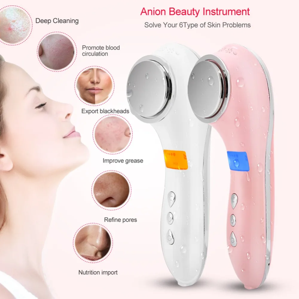 Facial cold& Hot machine Allergic Skin Ice Treatment Pore Retractable Oil Control Rejuvenation Lifting machine