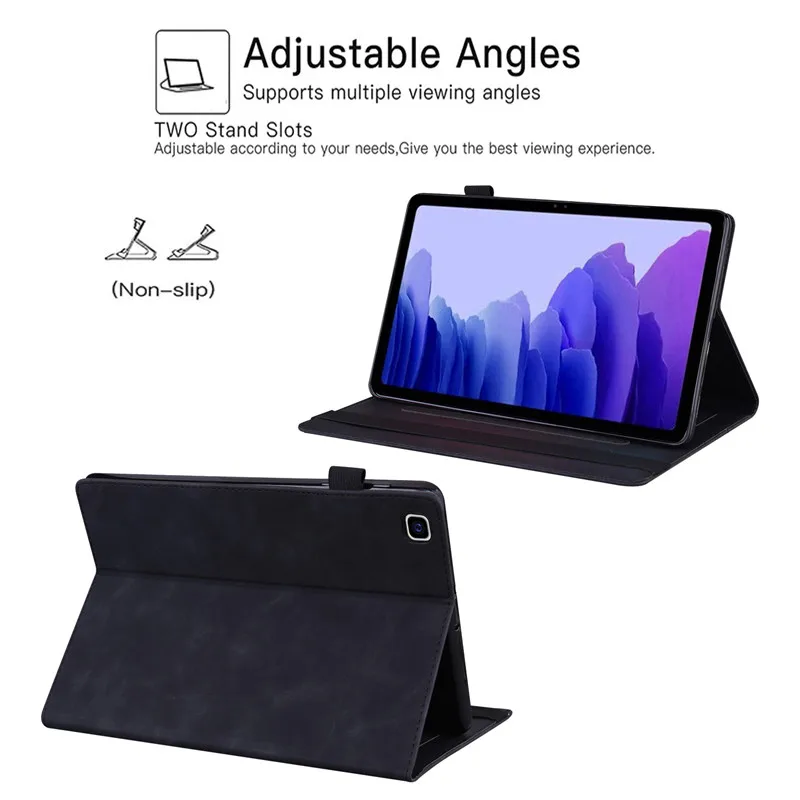 Case For Samusng Galaxy Tab A7 Lite 8.7 2021 SM-T220 SM-T225 Leather TPU Cover Folio Book Cover For Tab A7 Case 10.4 SM-T500_voghion.com