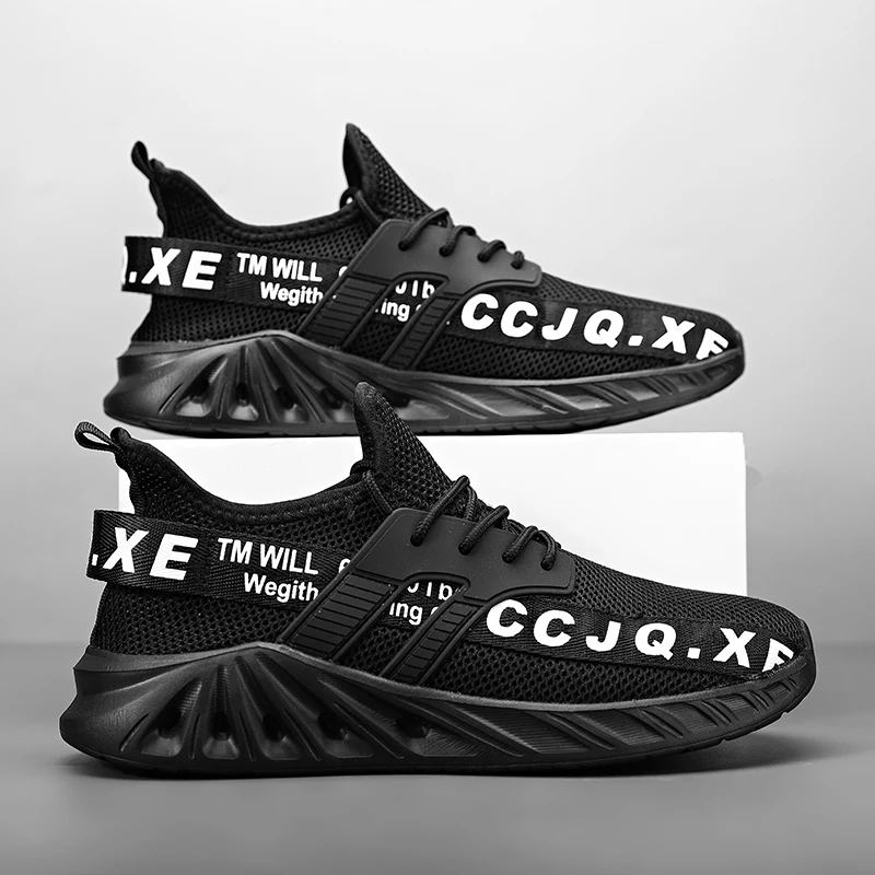 

Men Sneakers Lightweight Men Casual Shoes Breathable Male Footwear Lace Up Walking Shoe Sport Running Shoes Sneaker Plus Size