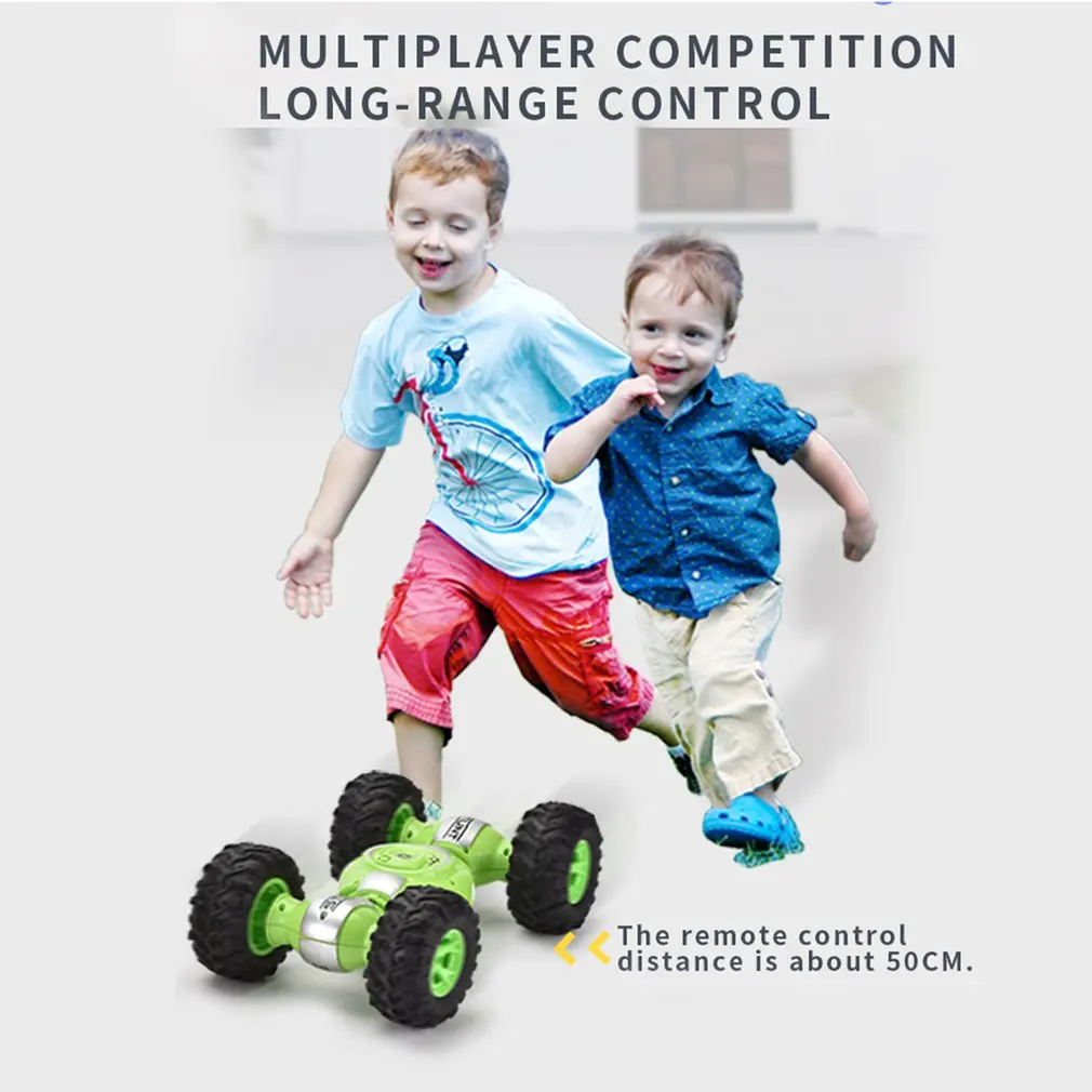 

C016S RC Cars Off-Road Twisting Double Side Stunt Car 360 Degree Rotation 2.4G Remote Control Vehicles Toy Xmas Birthday Gifts