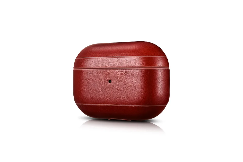 ICARER чехол из натуральной кожи для Airpods Pro Bluetooth наушники защита беспроводной зарядный чехол для Air Pods Pro