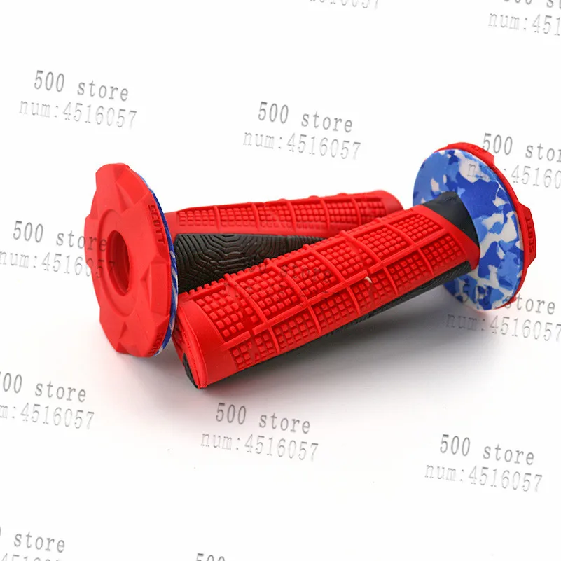free shipping red Motorcycle off-road Pit Dirt Bike vehicle modified handle the plastic soft hand grasp grip | Автомобили и