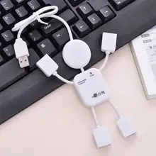 

HOT SALES!!! New Arrival Figure 4 Ports 480Mbps PC Laptop Computer USB 2.0 Expansion Hub Splitter Adapter Wholesale Dropshipping