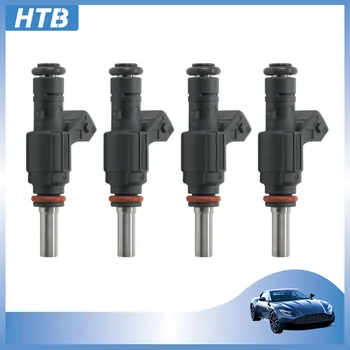 

4pcs/set Fuel Injector For Audi Porsche Volkswagen 3.2L V6 2004-2006 Jetta Golf 1.8L Turbo 0280155897 06A906031S Car Injection