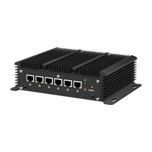 Mini PC Intel Core i5 7200U i3 7100U Firewall Router 6 LAN Intel 211AT Gigabit Ethernet 4*USB HDMI RJ45 RS232 Run Pfsense AES NI