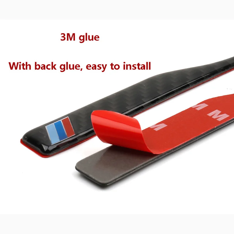 

for BMW Rear view Mirror Crash Strip 3 Series GT Change Decoration New 5 Series x1x3x4x5x6 Carbon Fiber Rubber Strip
