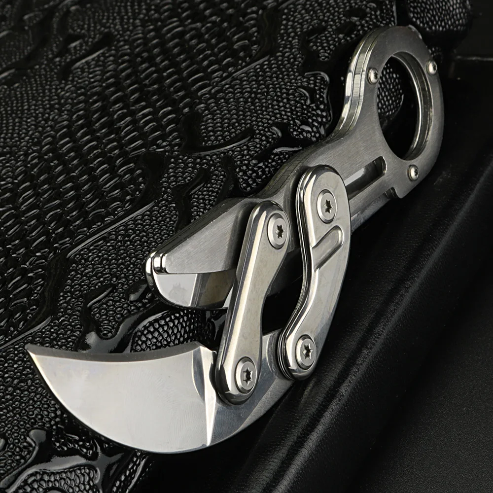 

Mechanical claw knife with outdoor tool camping survival high hardness multi-function claw folding knife outdoor knife