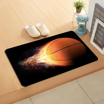 

Custom Basketball Doormat Home Decor Door mat Floor Mat Bath Mats foot pad#20-05-19-72