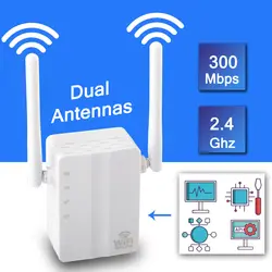 300M 2,4G настенный разъем WiFi беспроводной приемник маршрутизатор Ретранслятор с внешней антенной высокого качества