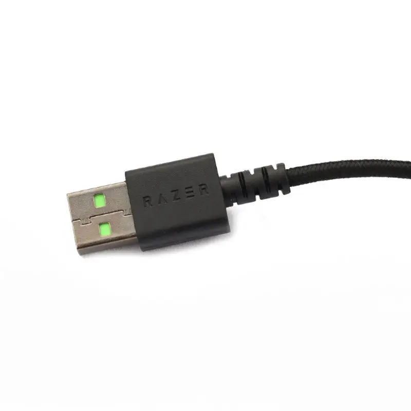 Прочная нейлоновая плетеная USB мышь кабель для беспроводной мыши Razer