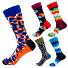 Креативные каваи Харадзюку счастливые носки женские цветные осенние зимние носки в трубке повседневные хлопковые носки с принтом супер удобные