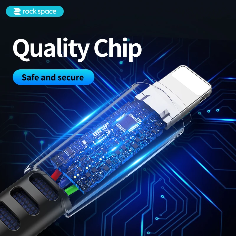 Рок цинковый сплав светодиодный USB кабель для iPhone провода 11 Pro Max Xs Xr X 8 7 6 Plus 2.4A быстрое зарядное Освещение кабель для iPad кабель синхронизации