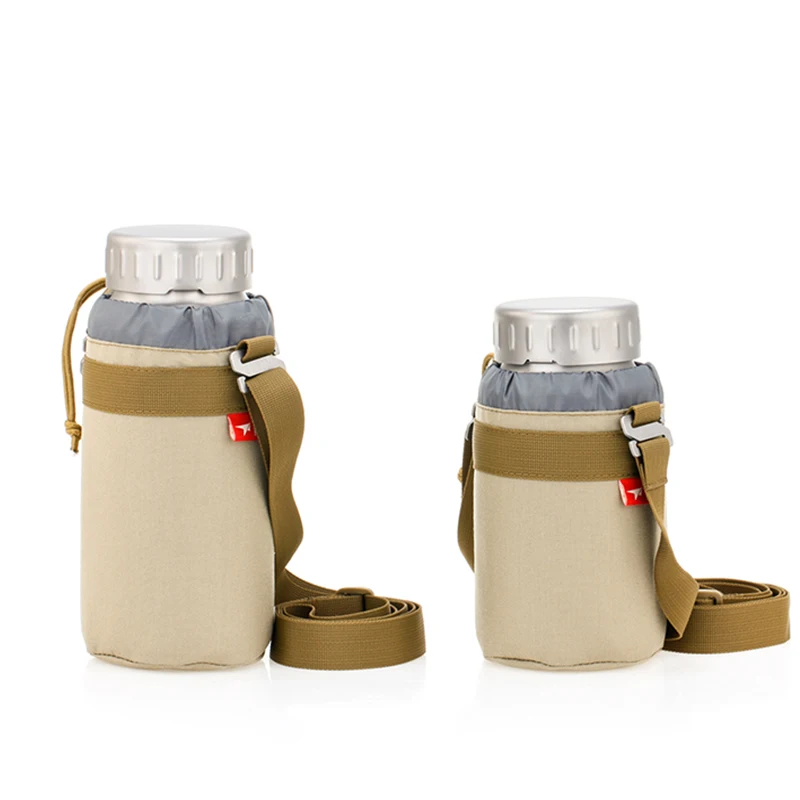 PROD 1005002019423758 Keith Titanium Kettle 0.9L/1.2L Large Capacity
Sports Bottle Wide Mouth Non-threaded Water Bottle With Storage Bag