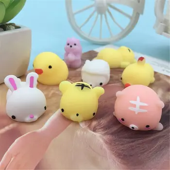 

5PCS Squishy Animal Toy Squeeze Mochi Rising Antistress Abreact Ball Soft Sticky