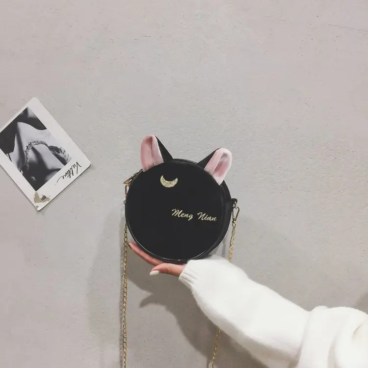 

Cute Adorable Velvet Bag Women's 2018 New Style Fashion Korean-style Versatile Shoulder Chain GIRL'S Small Shoulder Bag Small ro