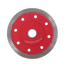 Красная Горячая прессованная Спеченная сетка турбо керамическая плитка гранит мрамор алмазная пила колесо режущего диска отверстия инструменты