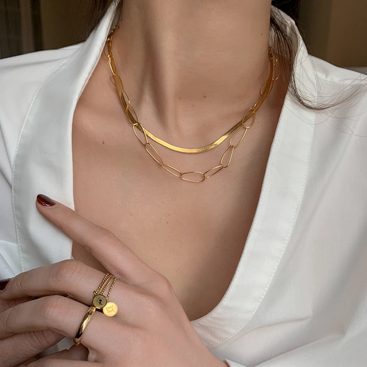 Gold Chain Necklace For Men And Women 