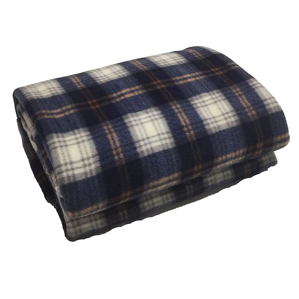

Electric Car Blanket, 12V Heated Travel Throw Heating Blanket with AC Adapter for Car Auto Supplies RV - Great Cold Weather Supp