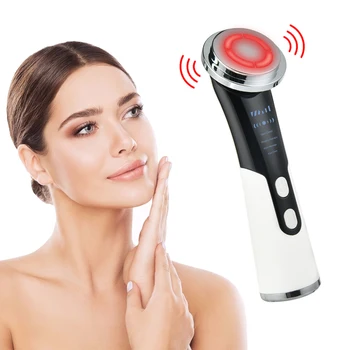 

EMS LED Photon Therapy Vibration Massager Cleansing Rejuvenation Device Skin Beauty Instrument Warm Treatment Massage Face Care