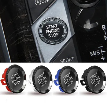 

Car styling ENGINE START STOP switch button Sticker For BMW 3 Series G20 G21 X5 G05 X7 G07 8 Series G14 G16 Z4 G29