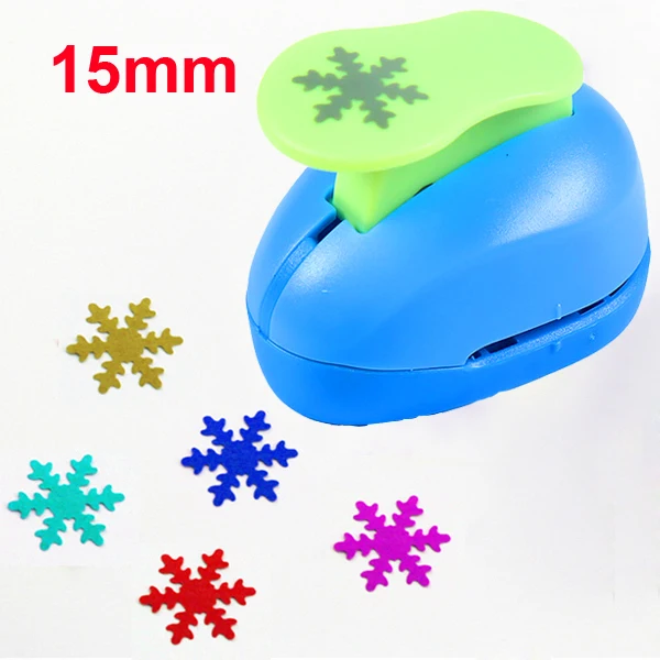 EXCEART 3 Pcs Tools Snowflake Paper Punch Tools for Kids Snowflake Hole  Punch Eva Foam Hole Punches Punch Paper Cutter Scrapbook Craft Paper Lever