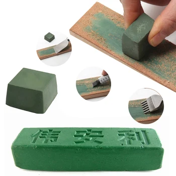 

1Pcs Polishing Paste Green Fine Abrasive Polishing Paste Buffing Compound Metal Blade Grinding Use